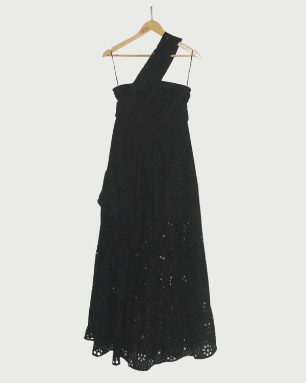 ASOS Black One-Shoulder Cocktail Dress, Like New