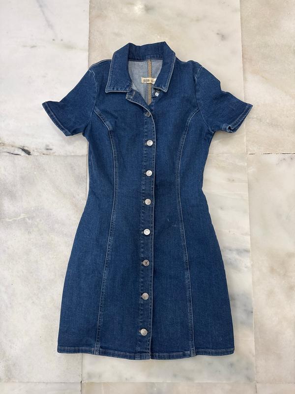 Zara Denim Dress, Gently Used